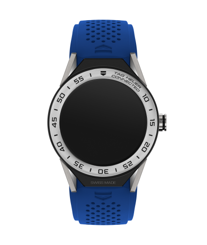 TAG Heuer Carrera Connected Modular 45 Titanium / Stainless Steel / Blue Electric Rubber
